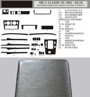 Mercedes C-class W202 1993–2001 AKCIJA! Okrasne obloge armaturne plošče v videzu aluminija (1993-1995) fotografija 1