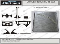 Peugeot Partner Tepee 2008–2018 Akcija!!! Avto tuning notranjosti v aluminijastem videzu fotografija 1