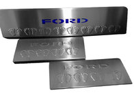 Ford Transit 2014– Obloge pragov LED modre (3 kosi, nerjaveče jeklo) fotografija 1