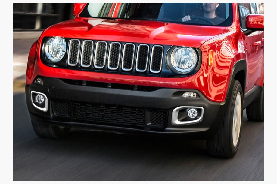 Jeep Renegade 2014– Kromirani pokrovi meglenk 2014-2018 (2 kosa, nerjaveče jeklo) Image
