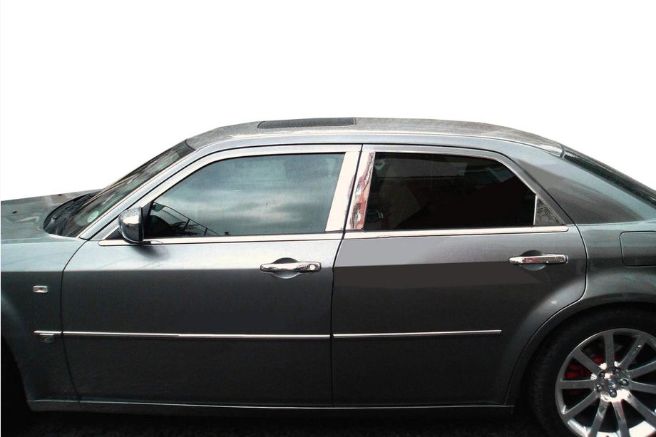 Chrysler C300 2004–2011 Obloga stebričkov vrat (nerjavno jeklo) Image