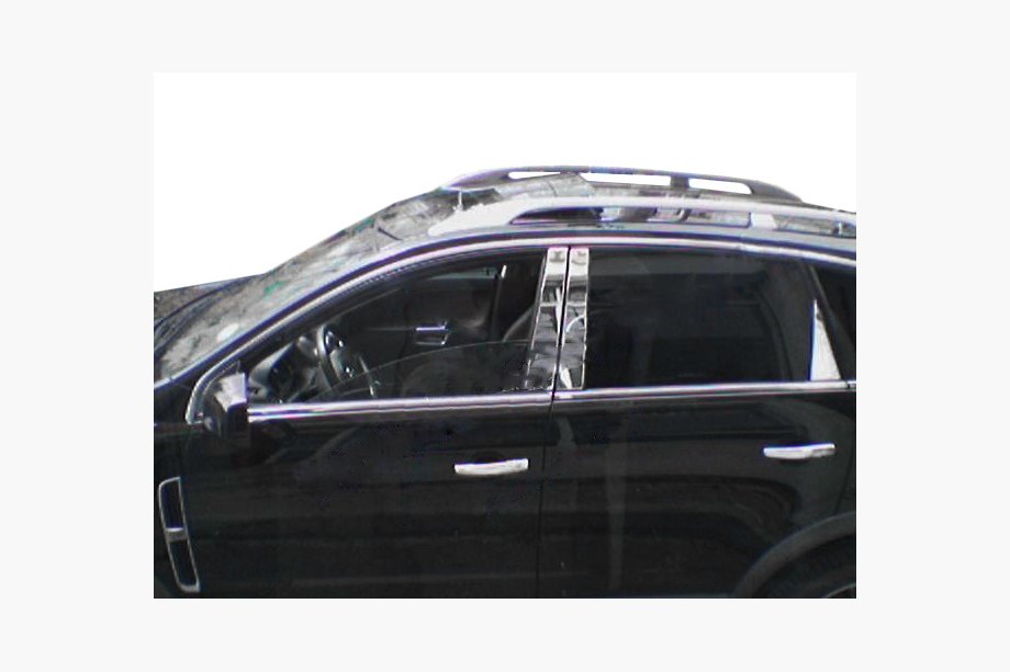 Opel Antara 2006–2017 Komplet kromiranih okrasnih letev okoli stranskih oken (nerjavno jeklo) Image