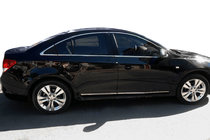 Chevrolet Cruze 2009–2015 Nerjaveče jeklene obloge vratnih letev fotografija 1