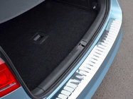 Volkswagen Passat B7 2012–2015 Letvica za zadnji odbijač OmsaLine, sijaj (SW, nerjaveče jeklo) fotografija 1