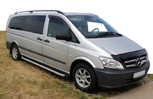 Mercedes Vito W639 2004–2014 Stranske stopnice Fullmond (2 kos, aluminij) Dolga (ExtraLong) fotografija 1