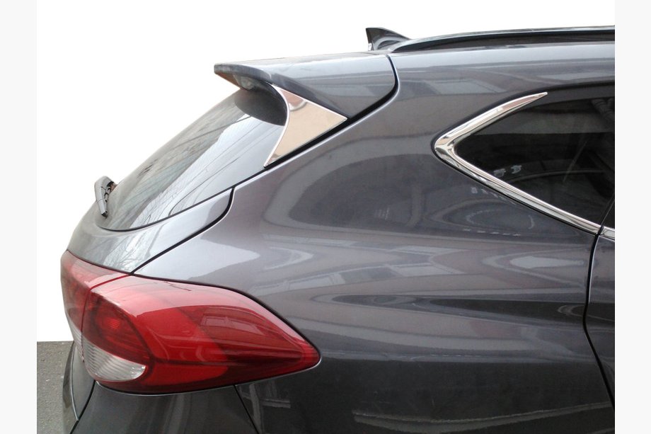 Hyundai Tucson TL 2016–2021 Trikotna obloga pokrova prtljažnika (nerjavno jeklo) Image