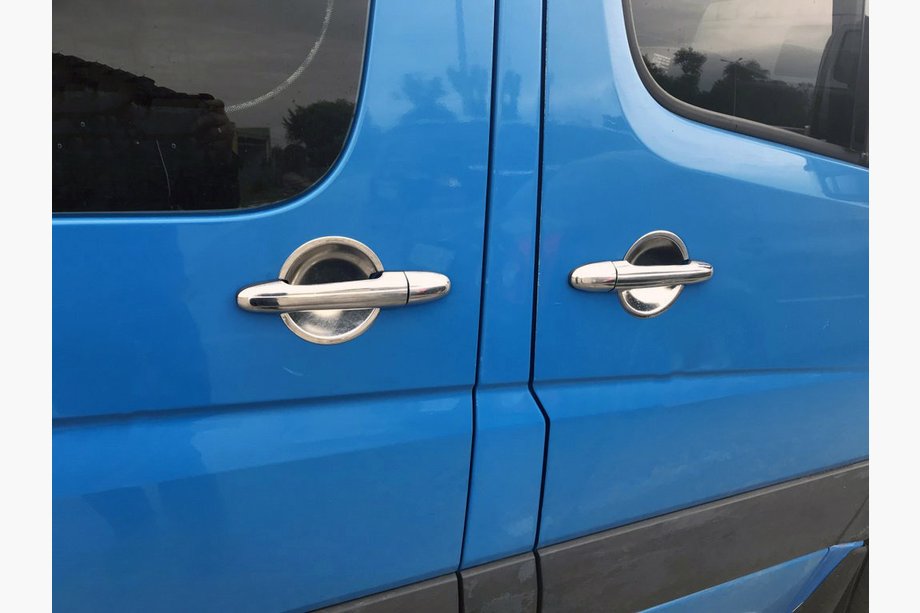 Volkswagen Crafter 2006–2016 Kromirani vložki pod kljuke (4 kosi, nerjavno jeklo) Image