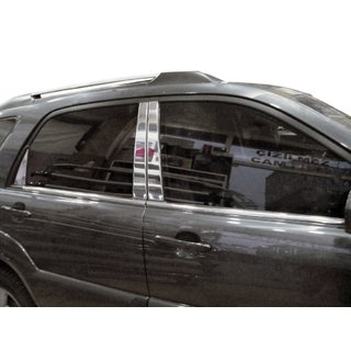 Okrasne obloge stebričkov (6 kos, nerjavno jeklo) Kia Sportage 2004–2010 fotografija 1