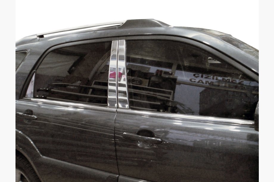 Kia Sportage 2004–2010 Okrasne obloge stebričkov (6 kos, nerjavno jeklo) Image