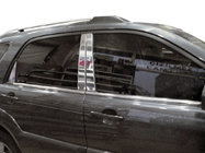 Kia Sportage 2004–2010 Okrasne obloge stebričkov (6 kos, nerjavno jeklo) fotografija 1