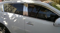 Ford Fiesta 2008–2017 Moldingi stebričkov vrat (10 kos, nerjavno jeklo) fotografija 1