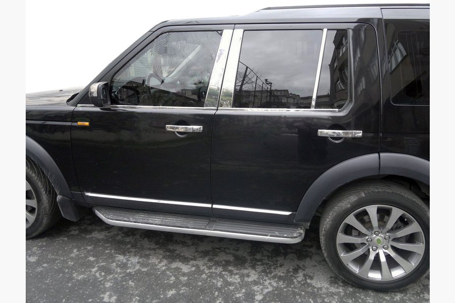 Land Rover Discovery IV 2009–2017 Letvice stebričkov vrat (6 kos, nerjavno jeklo) Image