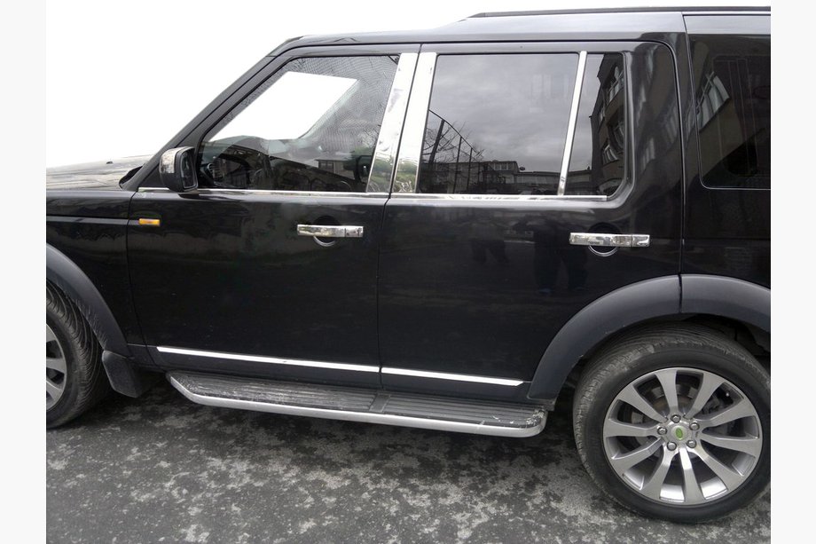 Land Rover Discovery III 2004–2009 Okenske obrobe (4 kos, nerjavno jeklo) Image