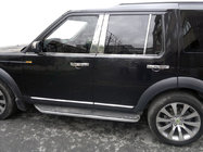 Land Rover Discovery III 2004–2009 Okenske obrobe (4 kos, nerjavno jeklo) fotografija 1