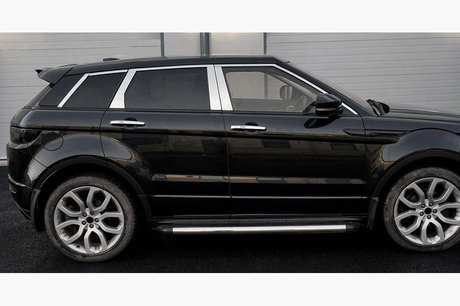 Range Rover Evoque 2012–2018 Letvice stebričkov vrat (6 kos, nerjavno jeklo) Image