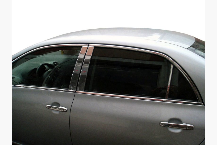 Toyota Corolla 2007–2013 Pokrovi stebričkov (nerjavno jeklo) Image