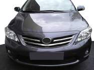 Toyota Corolla 2007–2013 Okrasne letvice za masko hladilnika (2010-2013, 3 kosi, nerjavno jeklo) fotografija 1