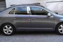 Volkswagen Jetta 2006–2011 Popolna obroba stekel (nerjavno jeklo) fotografija 3