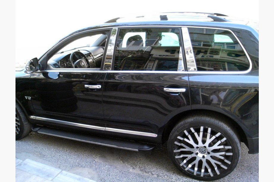 Volkswagen Touareg 2010–2018 Obloge stebričkov (8 kos, nerjaveče jeklo) Image