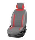 Renault Master 2011–2023 Avto sedežne prevleke eko usnje + blago Eco Classic 2020 (spredaj) fotografija 4