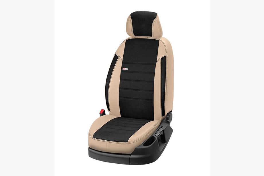 Mitsubishi Outlander 2006–2012 Prevleke za avtosedeže eko usnje+blago+antara Eco Laser Antara 2020 (komplet za celoten interier) Fotografija 11