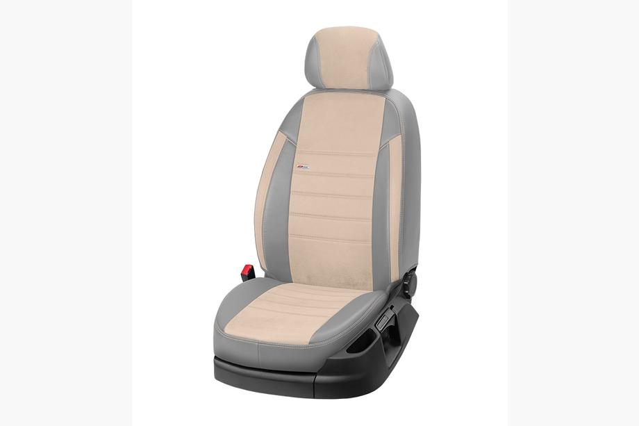 Mitsubishi Outlander 2006–2012 Prevleke za avtosedeže eko usnje+blago+antara Eco Laser Antara 2020 (komplet za celoten interier) Fotografija 14