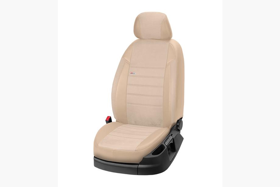 Mitsubishi Outlander 2006–2012 Prevleke za avtosedeže eko usnje+blago+antara Eco Laser Antara 2020 (komplet za celoten interier) Fotografija 15