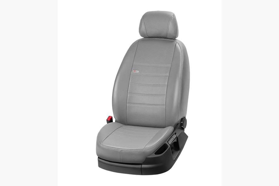Toyota Hilux 2015– Avtomobilske sedežne prevleke iz eko usnja Eco Laser 2020 (celoten salon) Fotografija 3