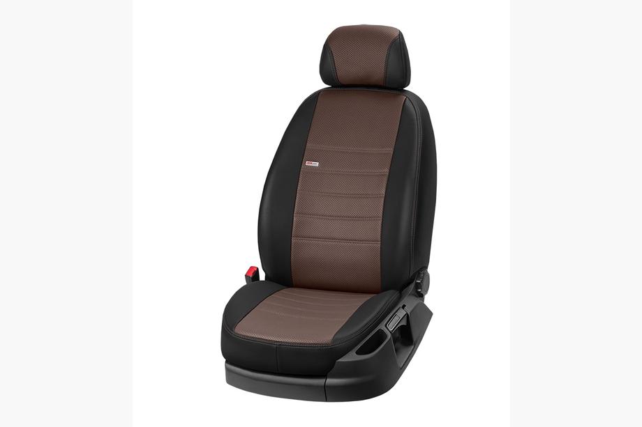 Toyota Hilux 2015– Avtomobilske sedežne prevleke iz eko usnja Eco Laser 2020 (celoten salon) Fotografija 6