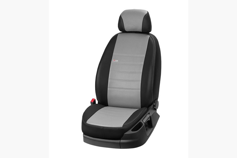 Toyota Hilux 2015– Avtomobilske sedežne prevleke iz eko usnja Eco Laser 2020 (celoten salon) Fotografija 7