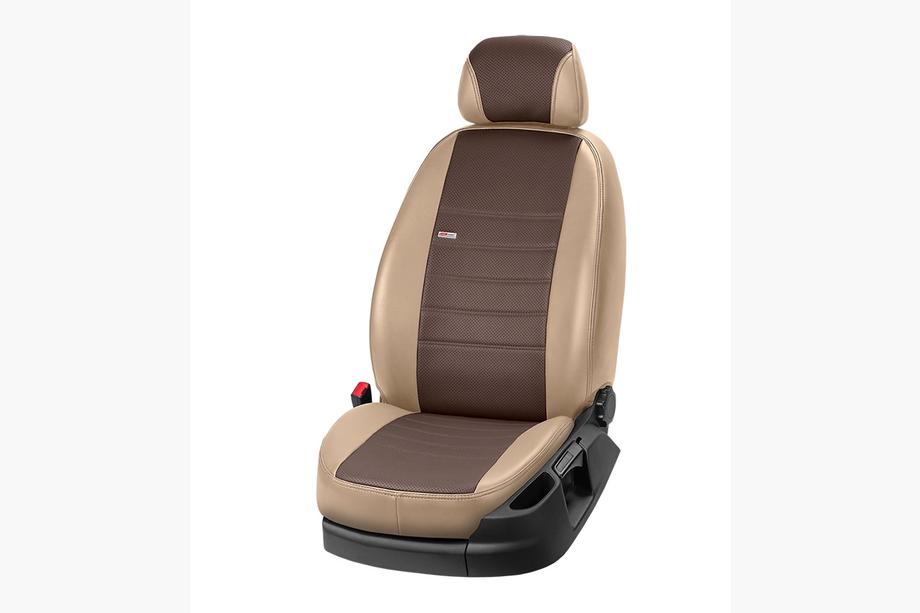 Toyota Hilux 2015– Avtomobilske sedežne prevleke iz eko usnja Eco Laser 2020 (celoten salon) Fotografija 14