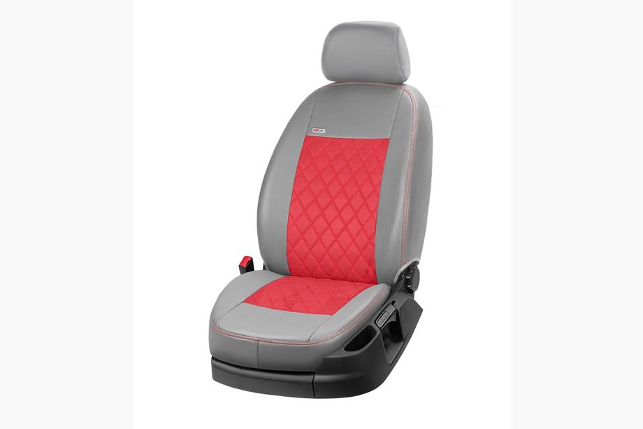 Ford Fiesta 2017– Avtoprevleke za sedeže eko usnje+blago+Alcantara Eco Prestige Antara (kompletni set) Fotografija 5