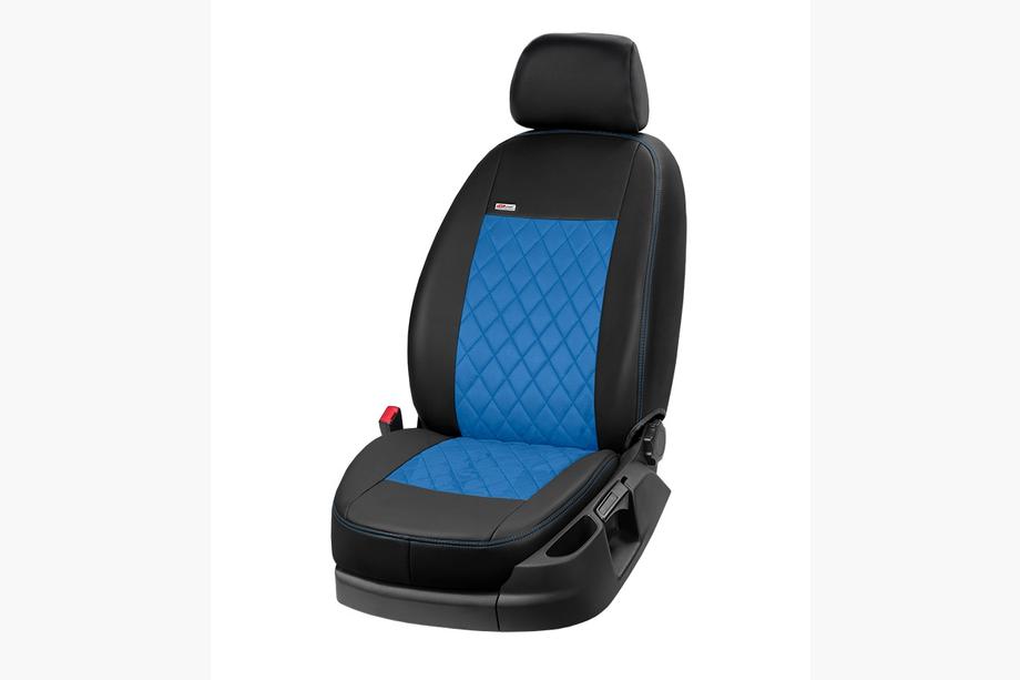 Ford Fiesta 2017– Avtoprevleke za sedeže eko usnje+blago+Alcantara Eco Prestige Antara (kompletni set) Fotografija 6