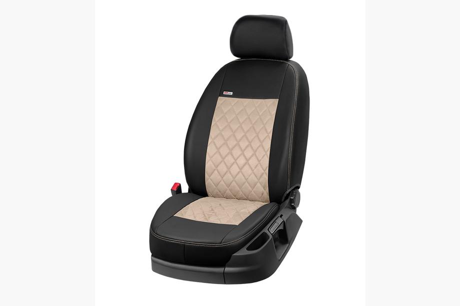 Ford Fiesta 2017– Avtoprevleke za sedeže eko usnje+blago+Alcantara Eco Prestige Antara (kompletni set) Fotografija 10