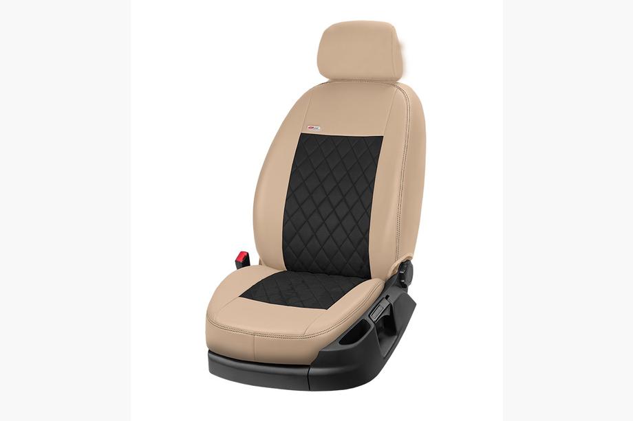 Ford Fiesta 2017– Avtoprevleke za sedeže eko usnje+blago+Alcantara Eco Prestige Antara (kompletni set) Fotografija 11