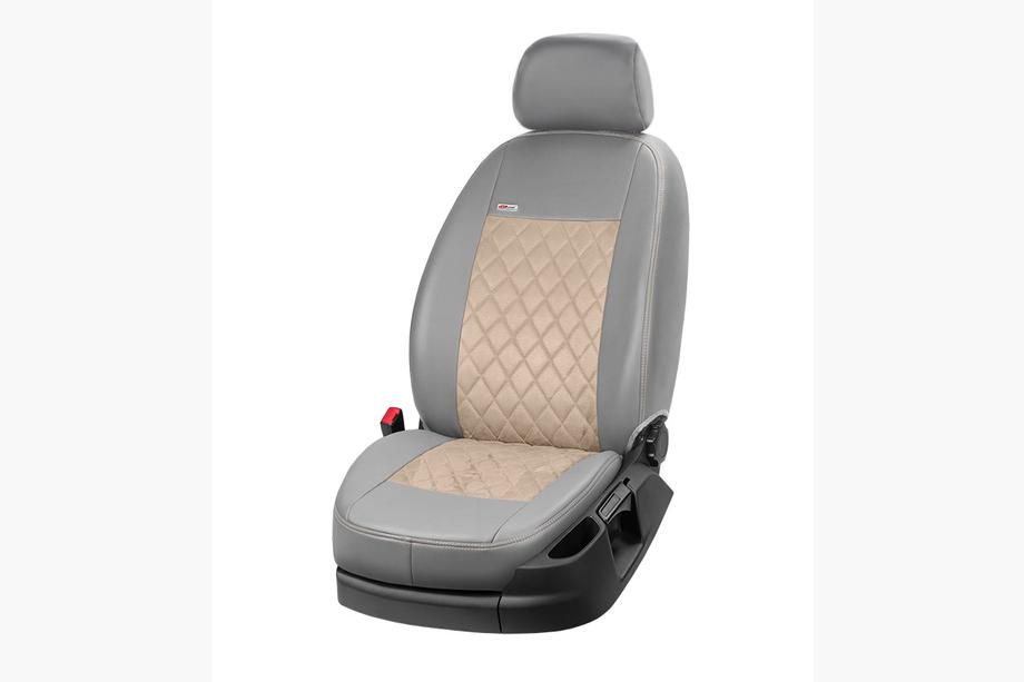 Ford Fiesta 2017– Avtoprevleke za sedeže eko usnje+blago+Alcantara Eco Prestige Antara (kompletni set) Fotografija 14