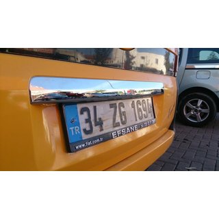 Okrasna letev nad registrsko tablico (nerjaveče jeklo) fotografija 2