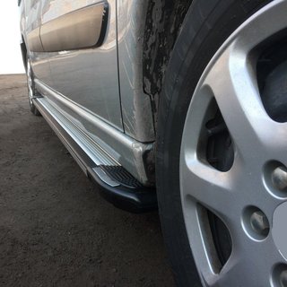 Stranske stopnice Rainbow (2 kosa, aluminij) fotografija 1