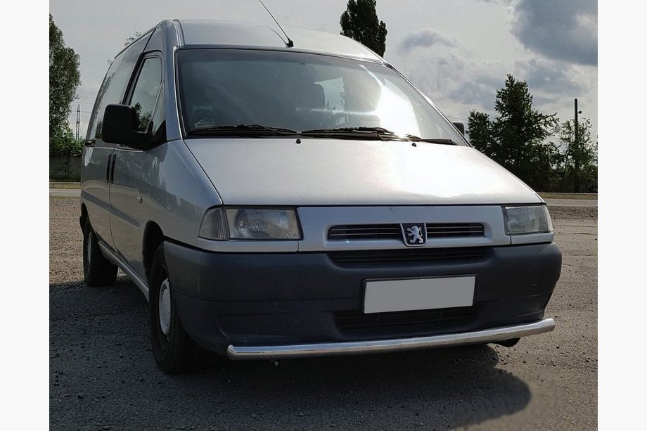 Citroen Jumpy 1996–2007 Sprednji zaščitni lok ST008 (nerjavno jeklo) 60 mm Image