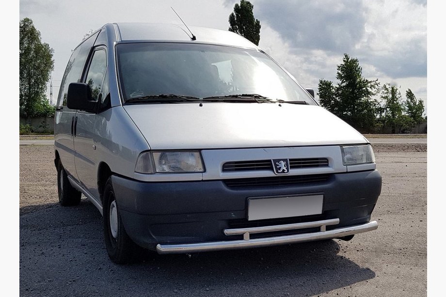 Citroen Jumpy 1996–2007 Sprednji zaščitni lok ST016 (nerjaveče jeklo) Image