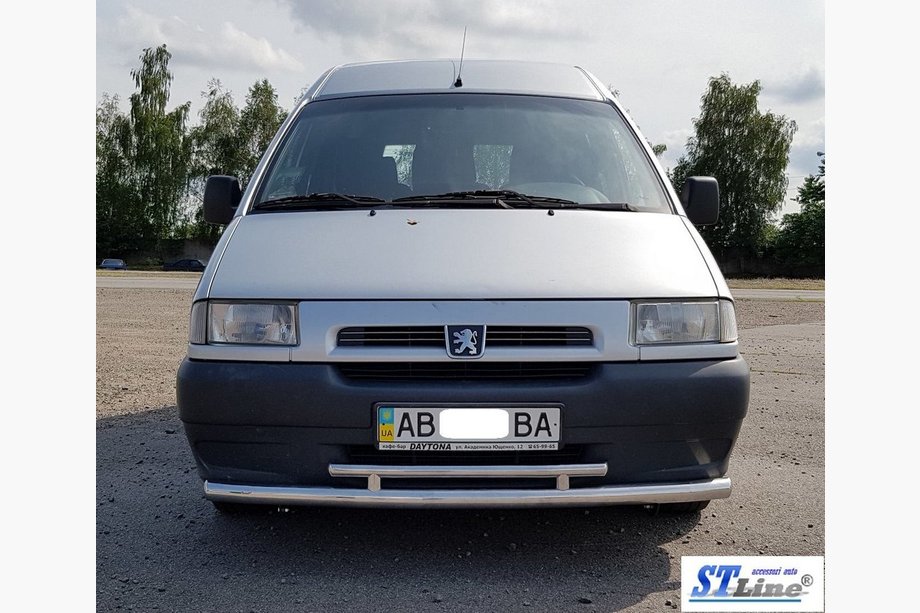Peugeot Expert 1995–2007 Sprednji zaščitni lok ST016 (nerjaveče jeklo) 60/42 mm Fotografija 4