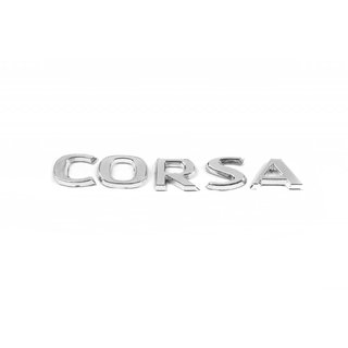 Emblem napis Corsa 12,5 cm x 1,6 cm fotografija 1