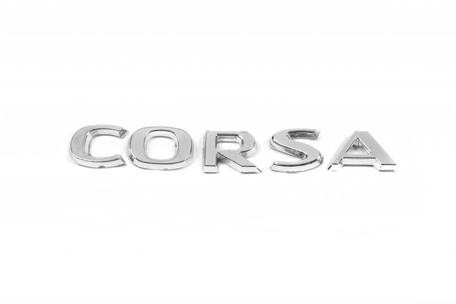 Opel Corsa C 2000–2006 Emblem napis Corsa 12,5 cm x 1,6 cm Image