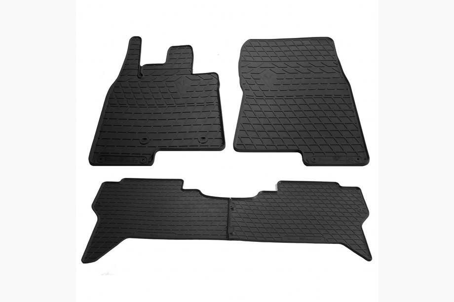 Mitsubishi Pajero Wagon IV 2006–2021 Gumijasti tepihi za potniški prostor (4 kosi, Stingray Premium) Image