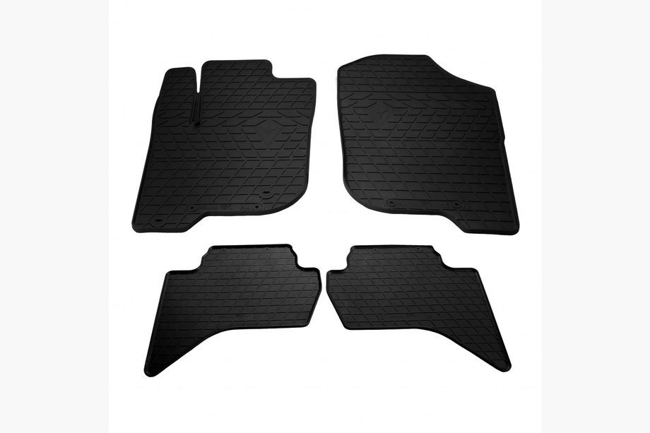 Mitsubishi L200 2006–2015 Gumijasti tepihi za notranjost Europe (4 kosi, Stingray Premium) Image