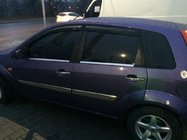 Ford Fiesta 2002–2008 Kromirane obloge kljuk vrat (4 kosi, nerjavno jeklo) OmsaLine - italijansko nerjavno jeklo fotografija 5