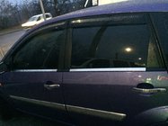 Ford Fiesta 2002–2008 Zunanje okrasne letve stekel (4 kosi, nerjavno jeklo) Carmos - turško nerjaveče jeklo fotografija 4