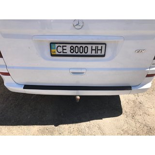 Plastična zaščitna obloga zadnjega odbijača z zavihkom DDU (plastika) Mercedes Viano 2004–2014 fotografija 3