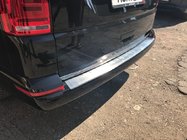 Volkswagen T6 2015–2024 Zaščitna obloga zadnjega odbijača Omsa mat (1 vrata, nerjaveče jeklo) fotografija 4