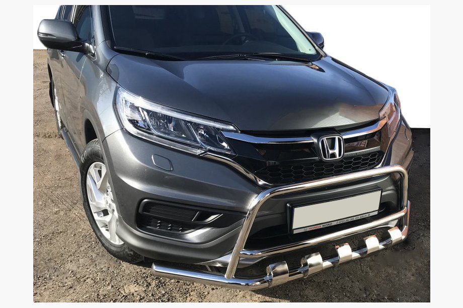 Honda CRV 2012–2016 Sprednji zaščitni lok WT003-ST-V2 (nerj.) Image
